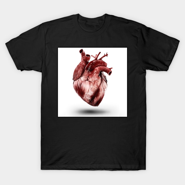 Human Heart T-Shirt by geloferr